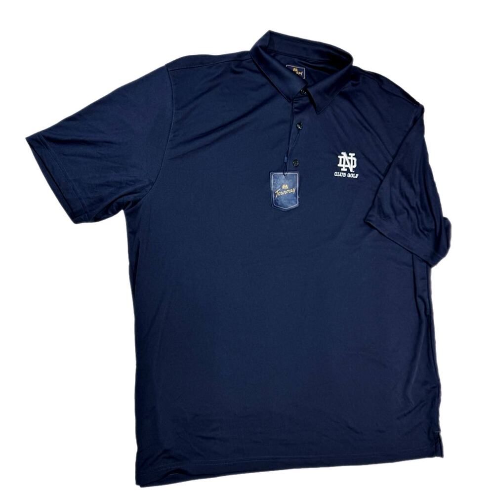 Tourney Golf Polo Notre Dam Club Golf Size XL